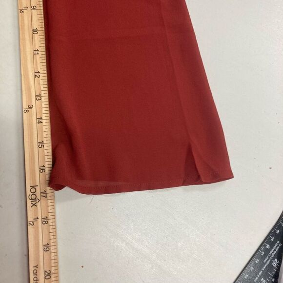 LOVE RICHE Orange Dress Size Medium Long Sleeve - Picture 3 of 10